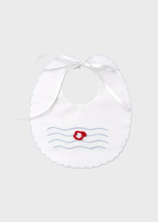 Bavetta Neonato Bianco MARIN/BV by PICCOLA GIUGGIOLA