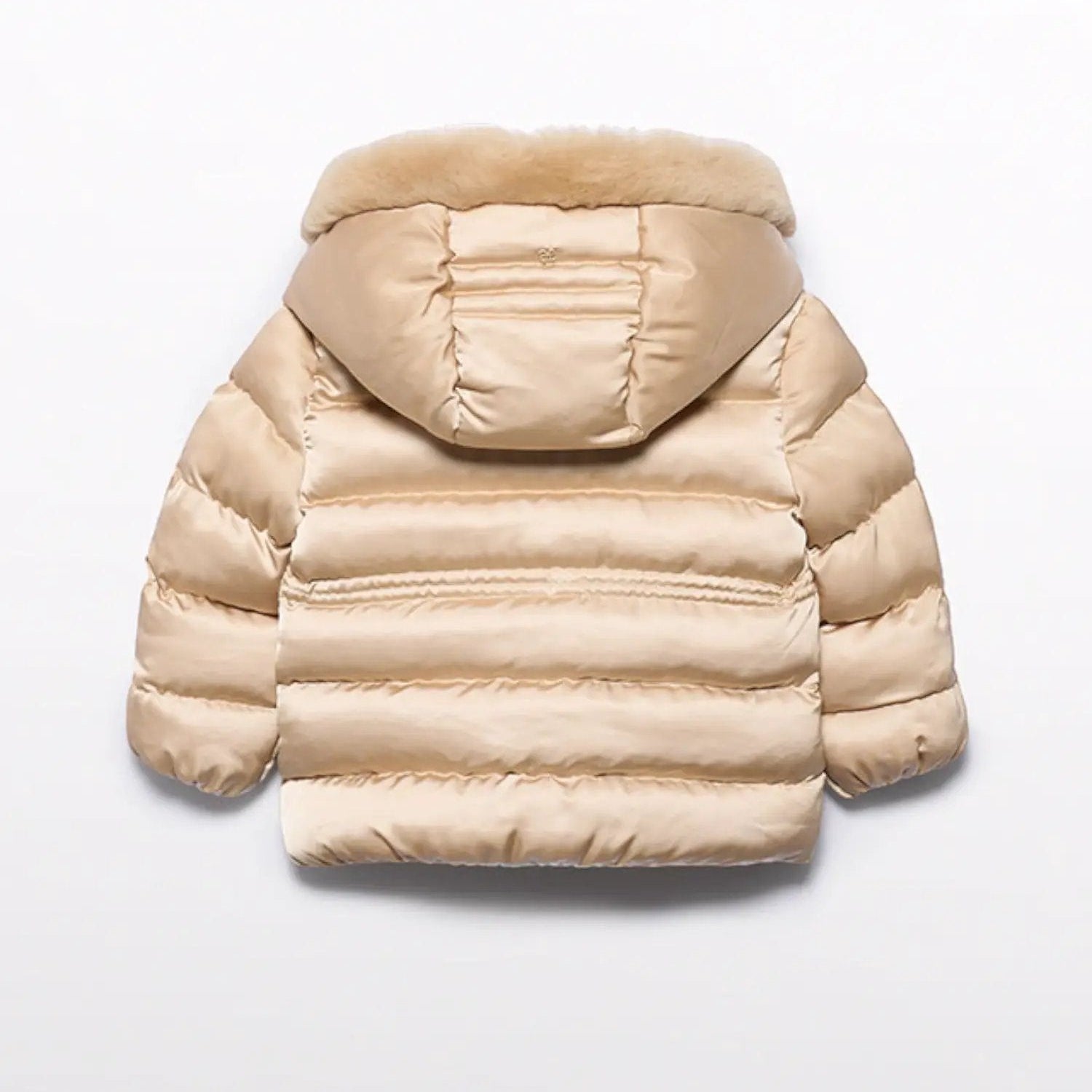 Cappotto Bimba Beige 5849/14 by ABEL & LULA