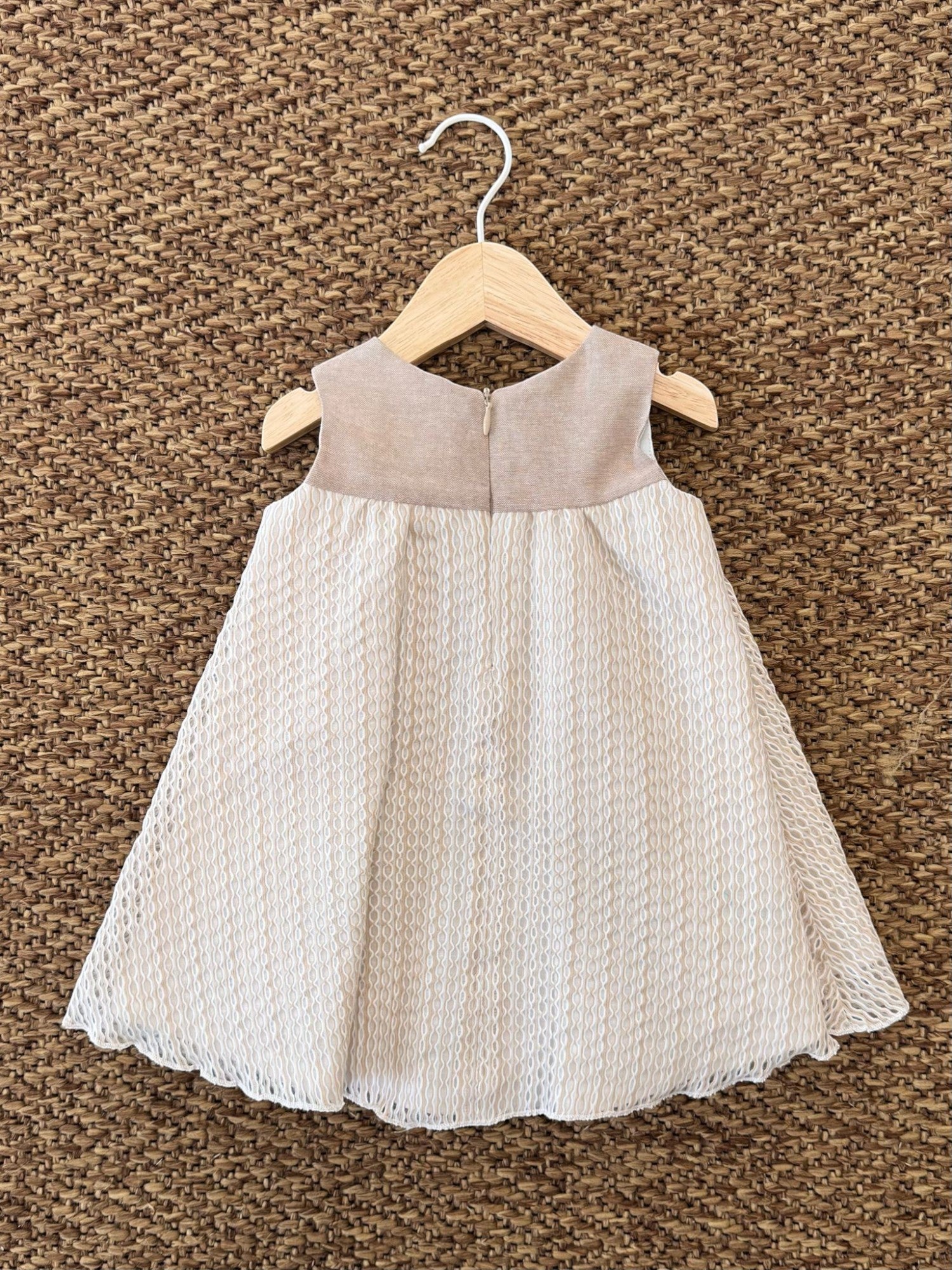 Abito Bimba BEIGE FF39010/T35/B -  NANU' BABY