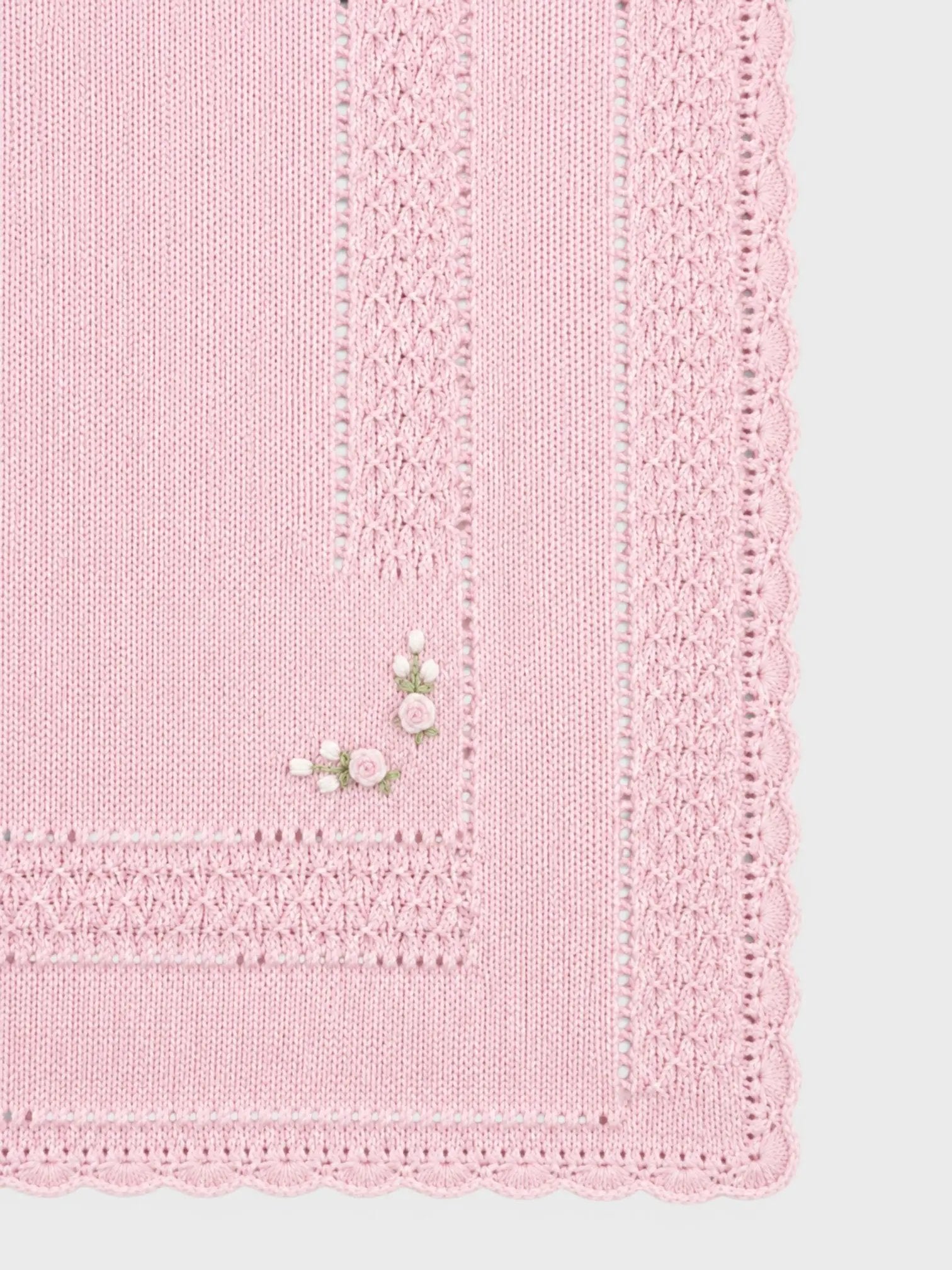 Coperta Neonata Rosa TIANA/CO by PICCOLA GIUGGIOLA