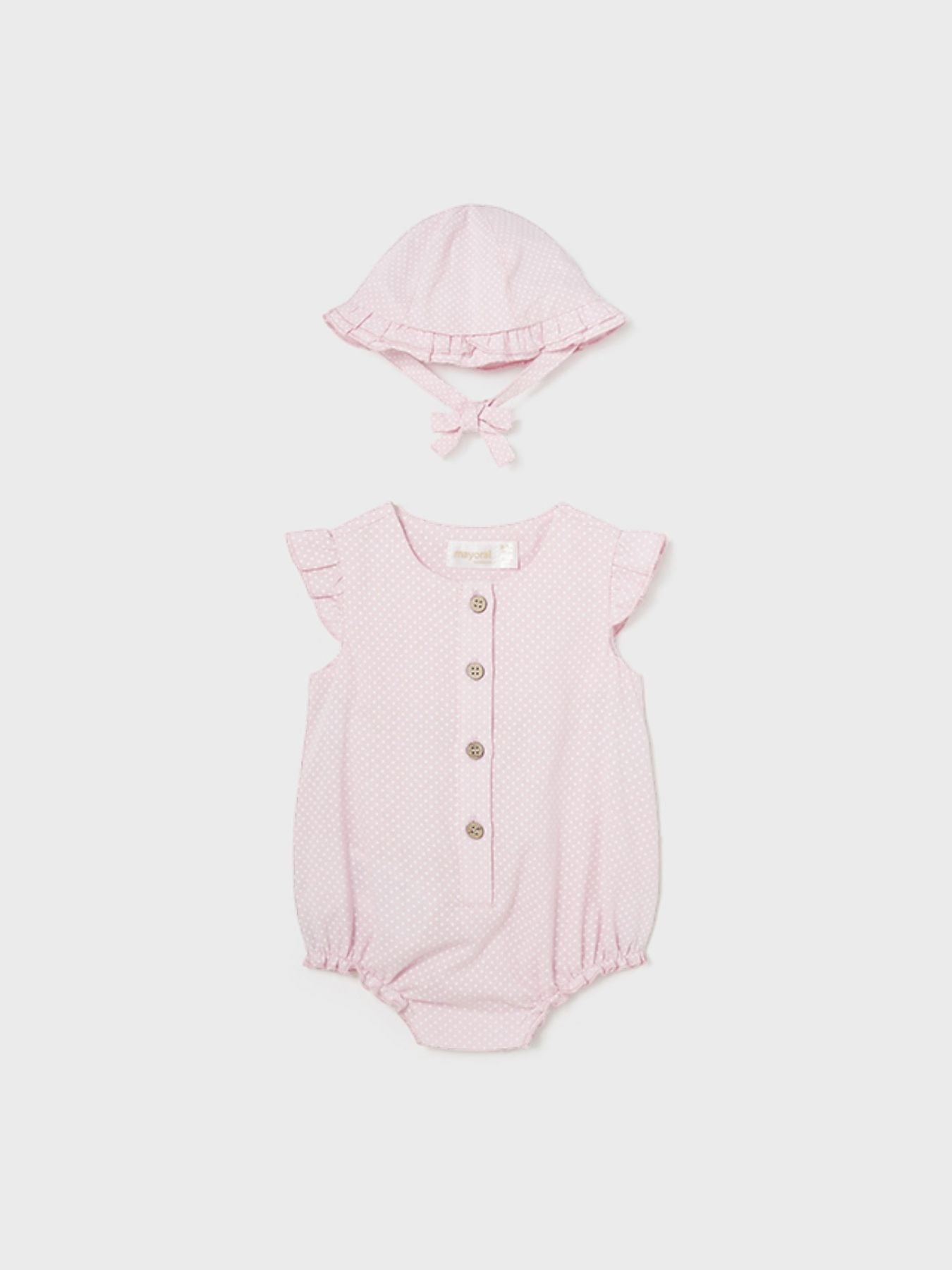 Pagliacc. con cappello Bimba ROSA 1603 -  NANU' BABY