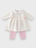 Completo nascita Neonata Bianco FIORI DI LOTO 432/3031 by BABY LORD