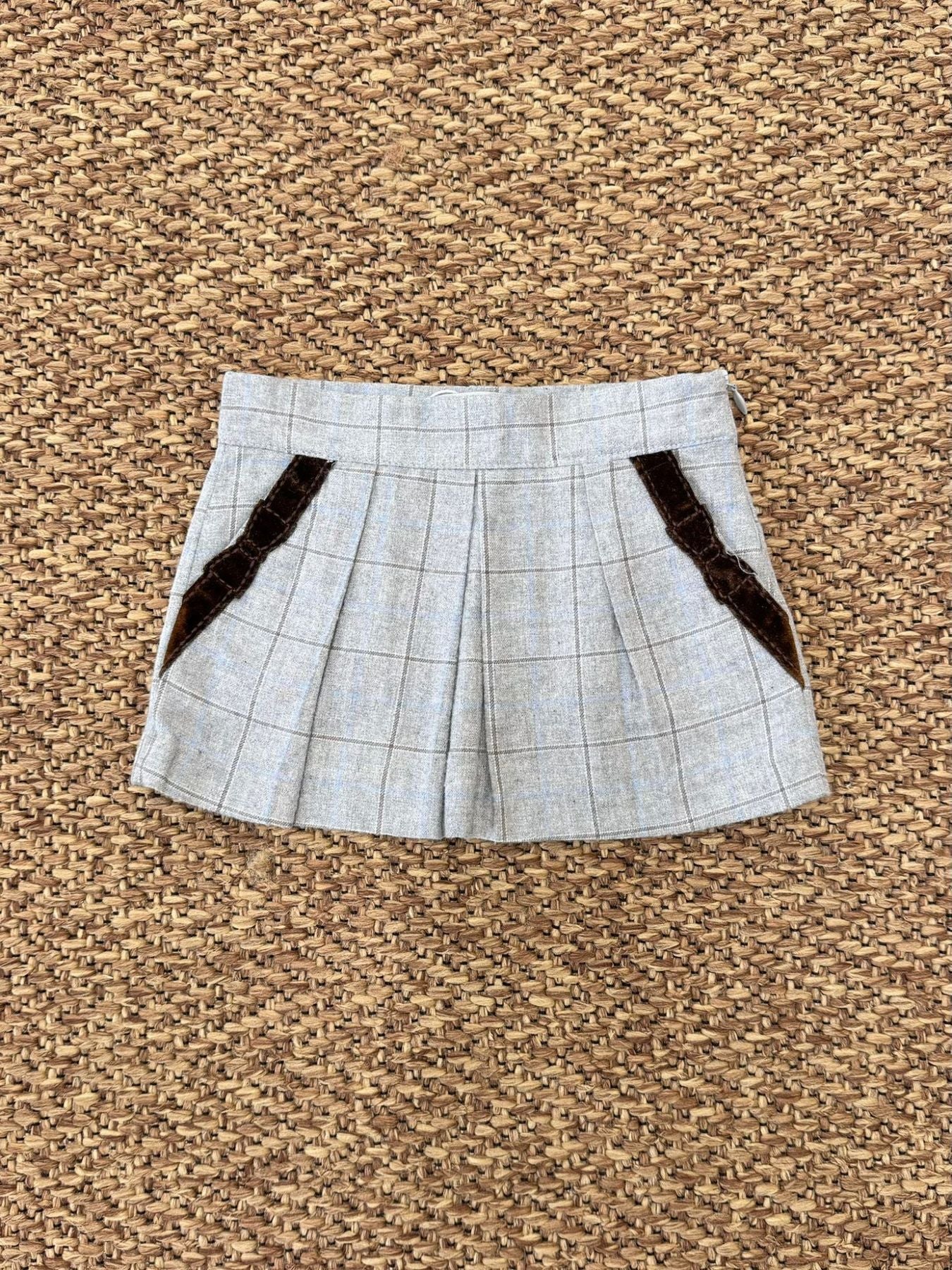 Gonnellina Bimba Grigio DK365 -  NANU' BABY