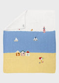 Coperta Neonato Bianco MARIN/CO by PICCOLA GIUGGIOLA