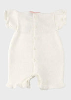 Pagliaccetto Neonata Bianco DELIZIA/TU by PICCOLA GIUGGIOLA