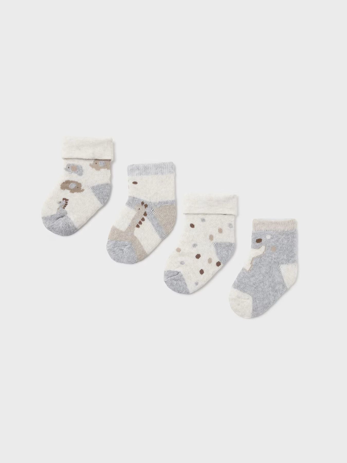 Set 4 calze  GRIGIO 1D-9759/GR -  NANU' BABY