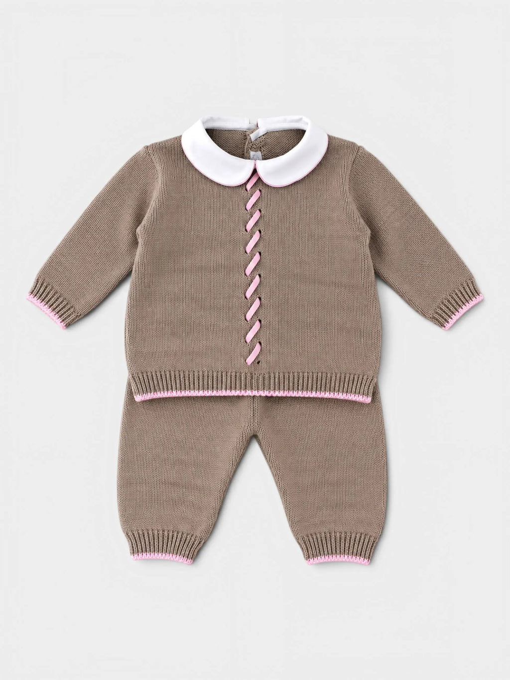 Completo nascita Neonata Rosa LV/1315 by SARTORIA DEI PICCOLI