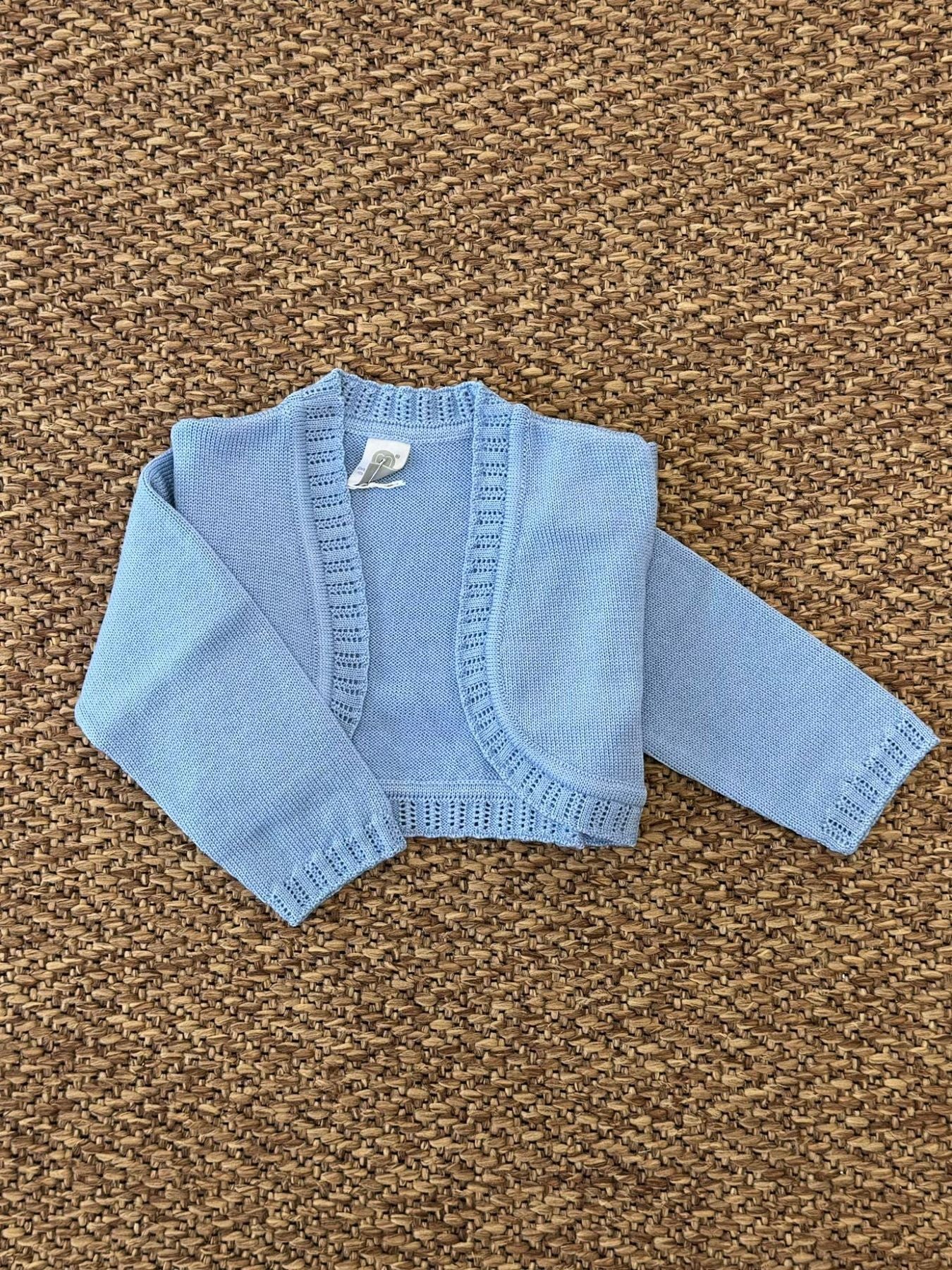 Giacca Cerimonia Bimba CIELO IK31445 -  NANU' BABY