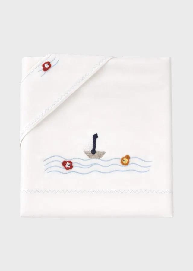 Lenzuolino Neonato Bianco MARIN/LN by PICCOLA GIUGGIOLA