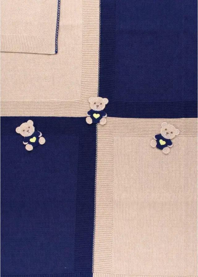 Coperta Neonato Blu EK6080 by MARLU'
