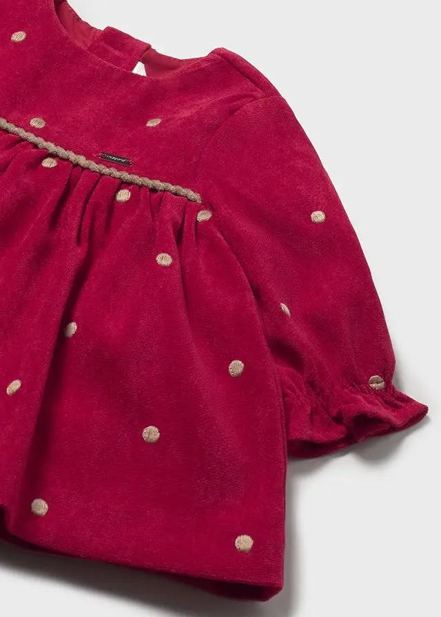 Abito Bimba Rosso 2820/1 by MAYORAL