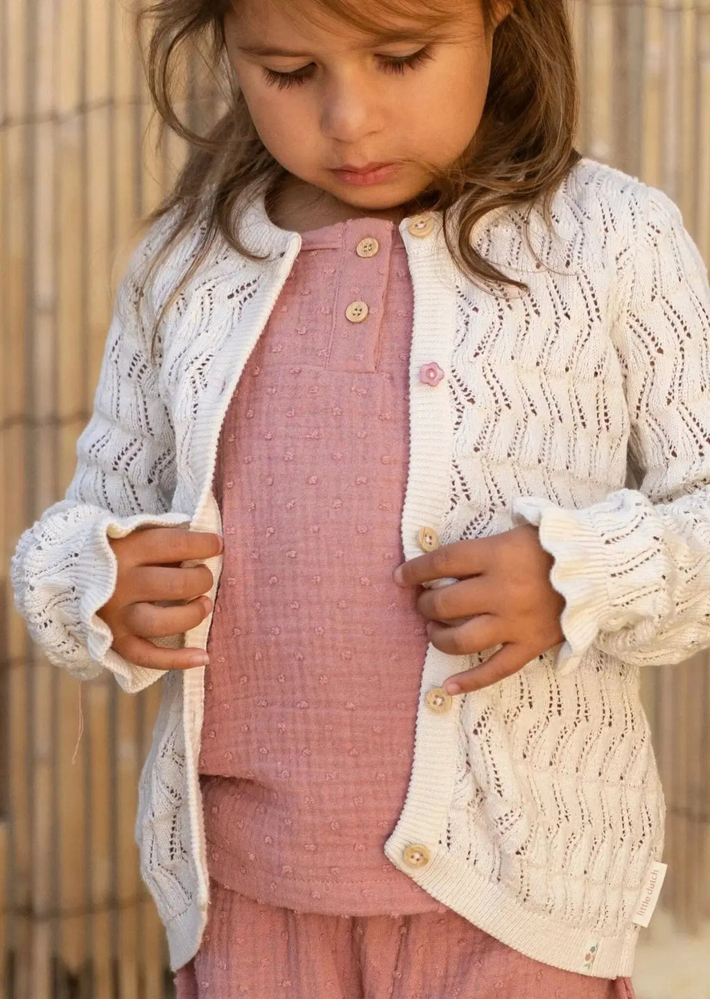 Giacca Bimba Panna CL26022500 by LITTLE DUTCH