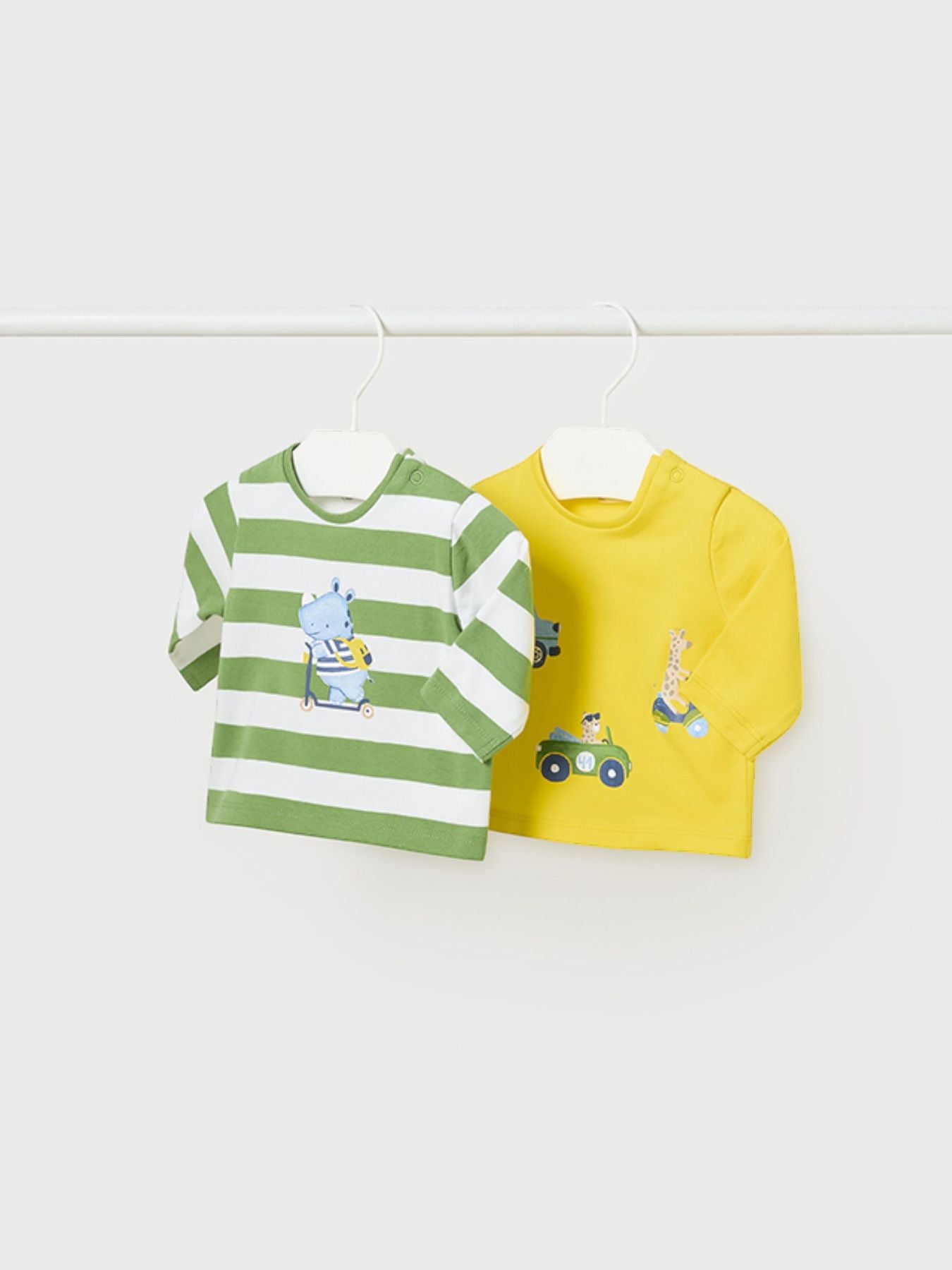 Set 2 maglie m/l Bimbo VERDE 1004/L -  NANU' BABY