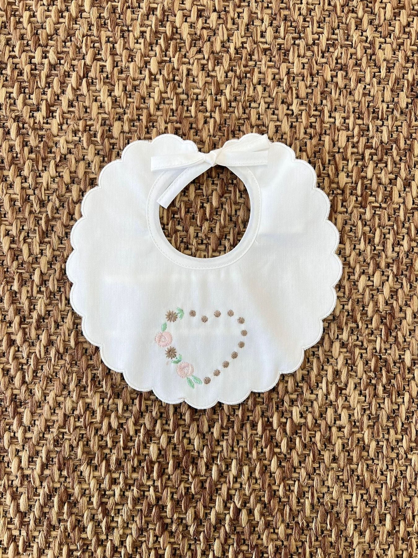 Bavetta Amore Neonata VANIGLIA IB18BAV -  NANU' BABY