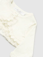 Giacca Bimba Ecru 1377 by MAYORAL