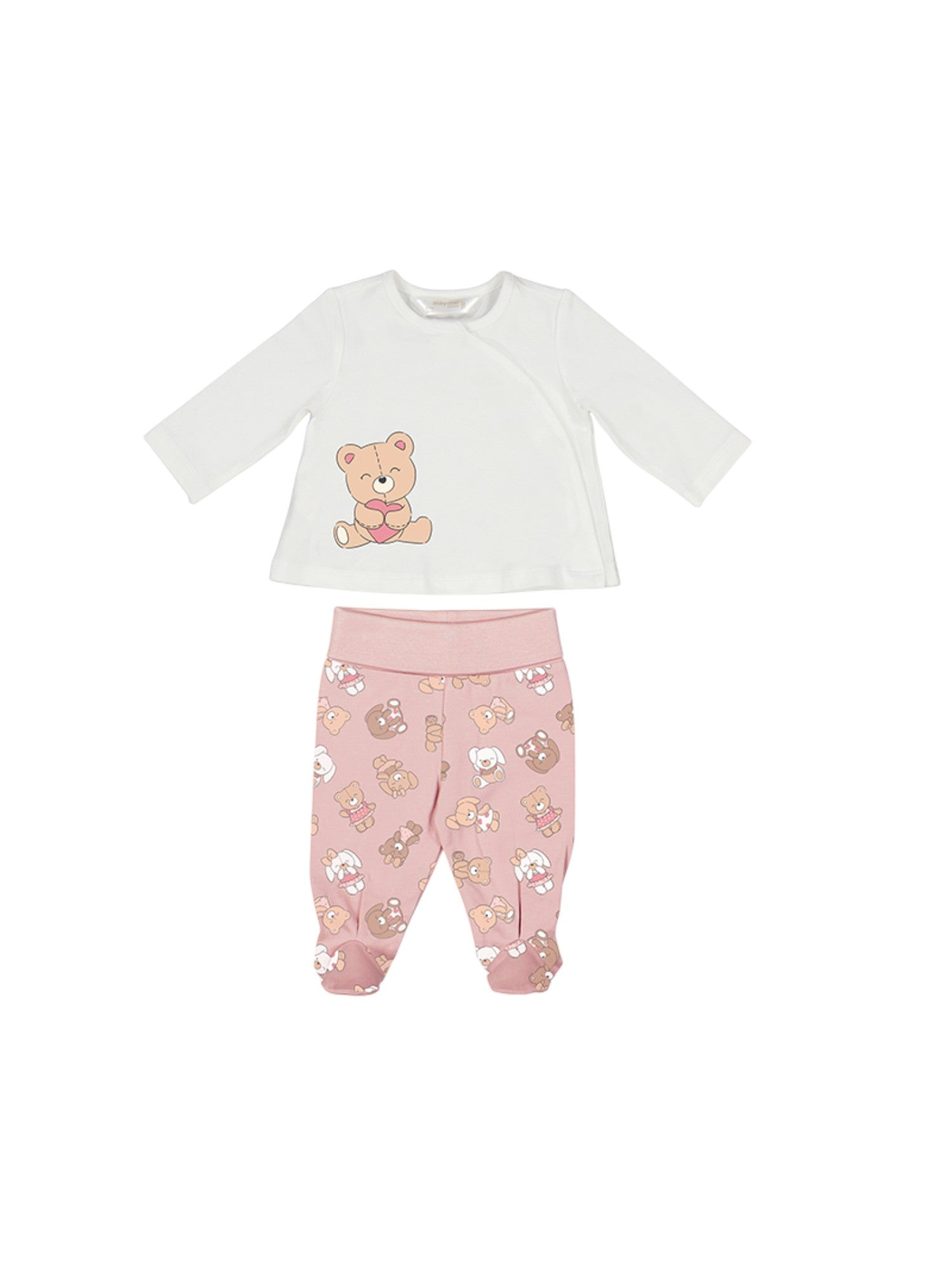 Completo ghettina Neonata ROSA 1588 /R -  NANU' BABY