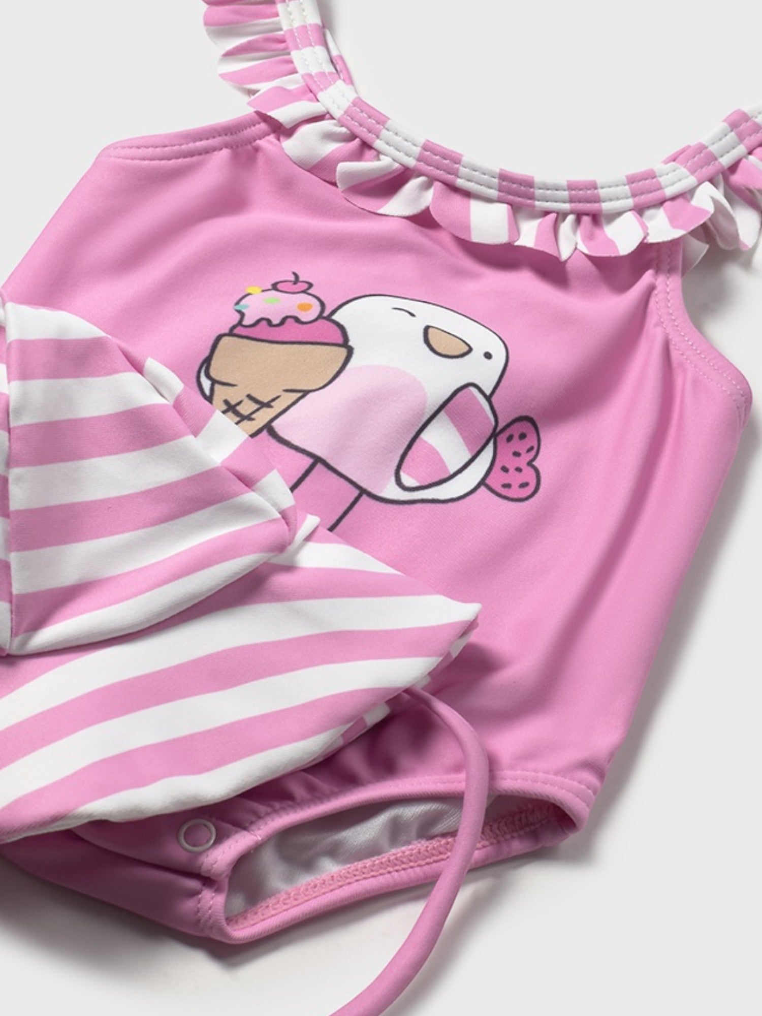 Costume e cappello Bimba ROSA 1764 /R -  NANU' BABY