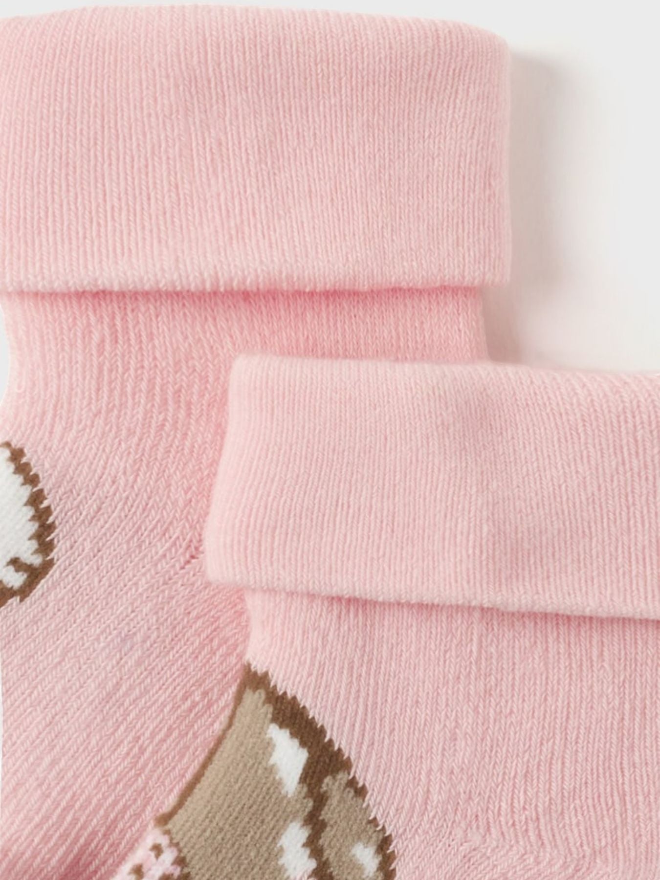 Calze antiscivolo  ROSA 1A-9757/R -  NANU' BABY