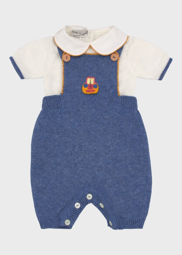 Salopette Neonato Blu CETIN/SL by PICCOLA GIUGGIOLA