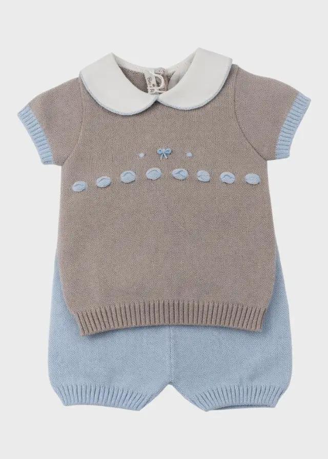 Completo nascita Neonato Avorio NODINI 577/S by BABY LORD