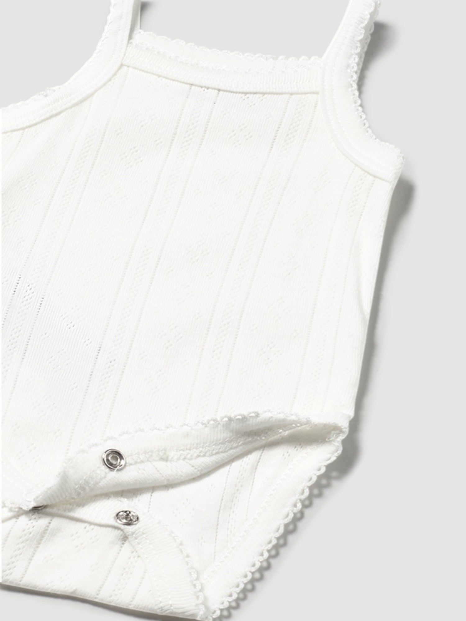 Body bretelle traforate Neonata NATURAL 1745 /N -  NANU' BABY