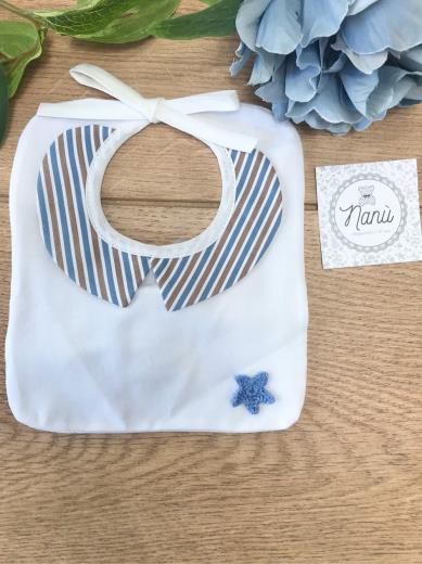 Bavetta Neonato AZZURRO ES51BAV -  NANU' BABY