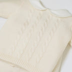 Completo nascita Neonato Panna BRAIDING 516/P by BABY LORD