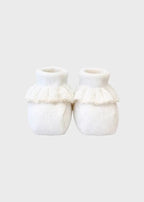 Babbucce Neonata Bianco EB29S by MARLU'