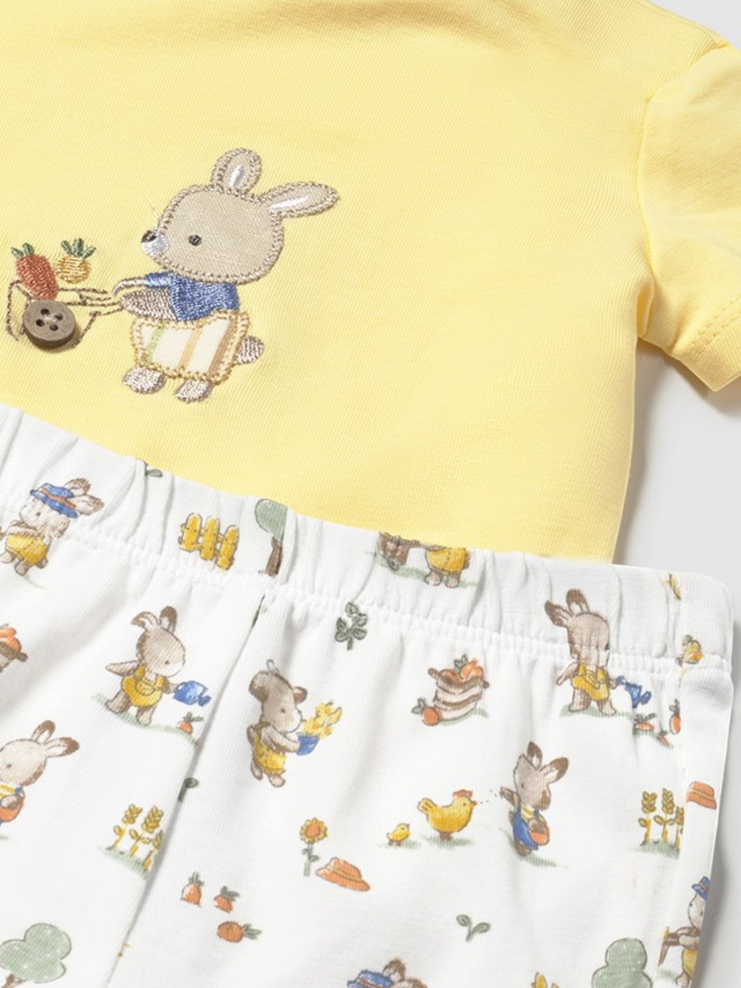 Completo punto 4 pezzi Bimbo GIALLO 1609 /G -  NANU' BABY