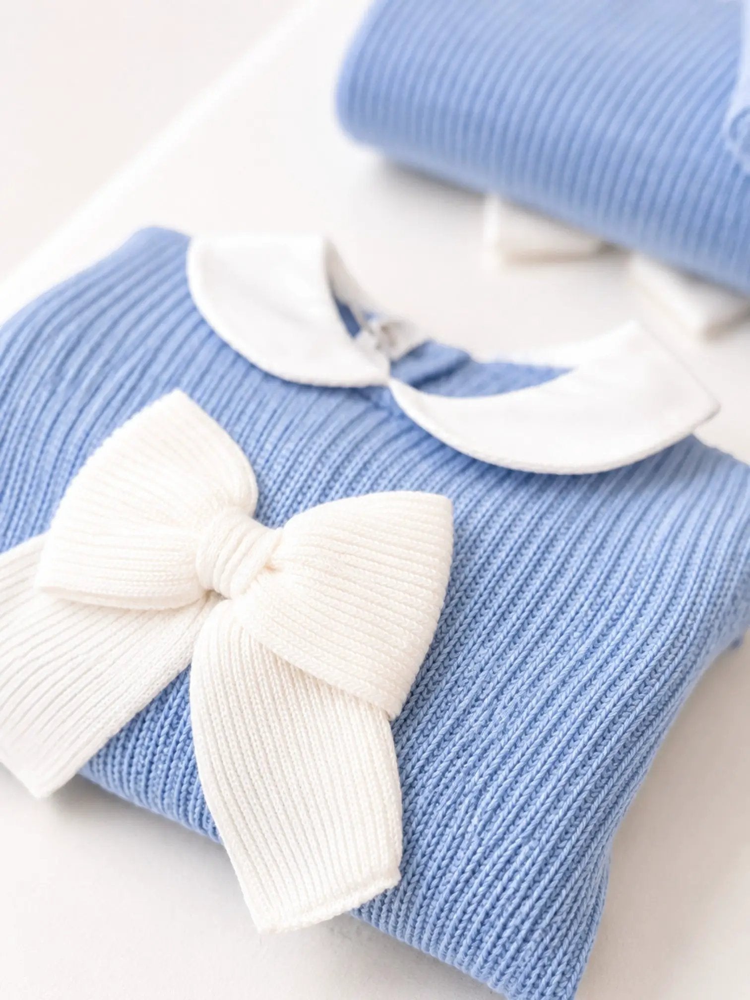 Completo nascita Neonato Azzurro MAGLIA INGLESE FIOCCO 547/5630 by BABY LORD