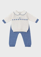 Completo nascita Neonato Bianco NODINI 578 by BABY LORD