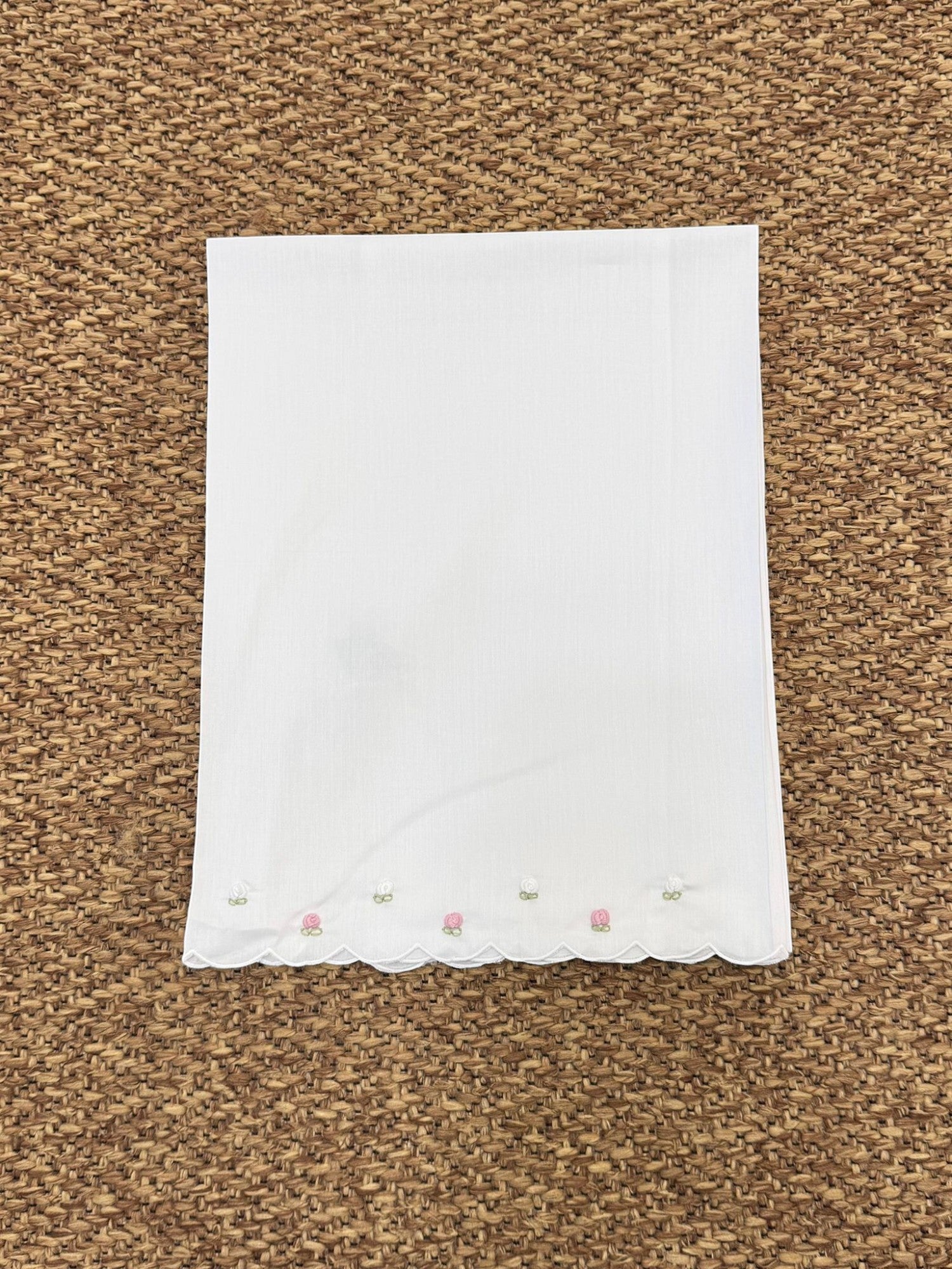 Lenzuolino Neonata BIANCO EB24LE -  NANU' BABY