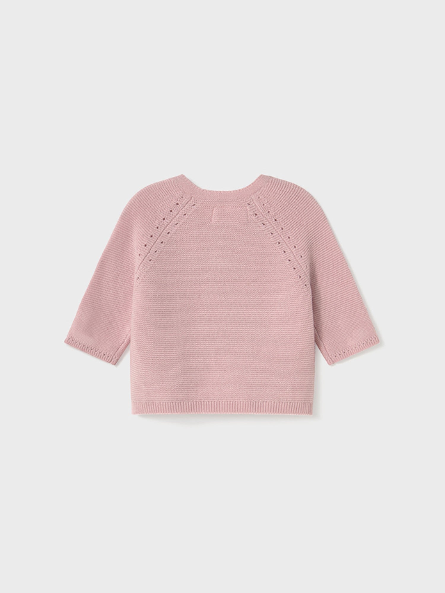 Giacchino lungo maglia Bimba ROSA 1307 /R -  NANU' BABY