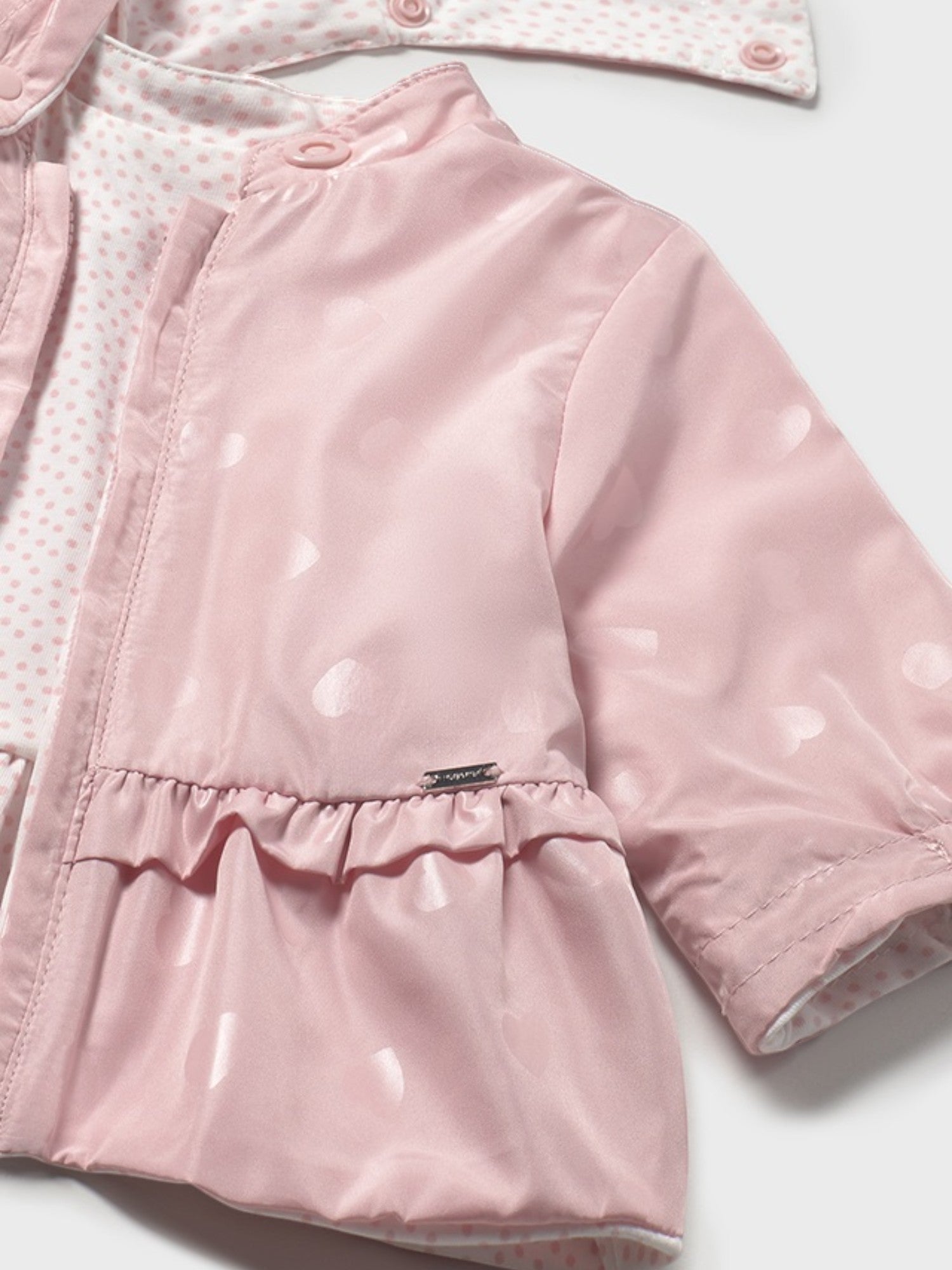 Giacca a vento reversibile Bimba ROSA 1479 /R -  NANU' BABY