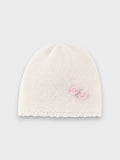 Cuffia Neonata Bianco FIORI DI LOTO 604/3031 by BABY LORD
