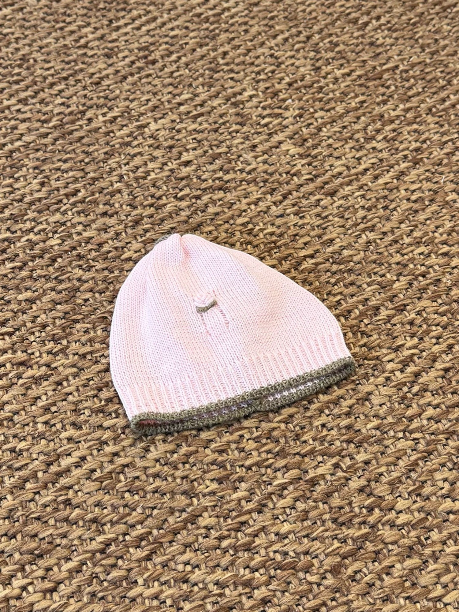 Cuffia in filo di cotone Neonata ROSA BRINDISI 1441 -  NANU' BABY