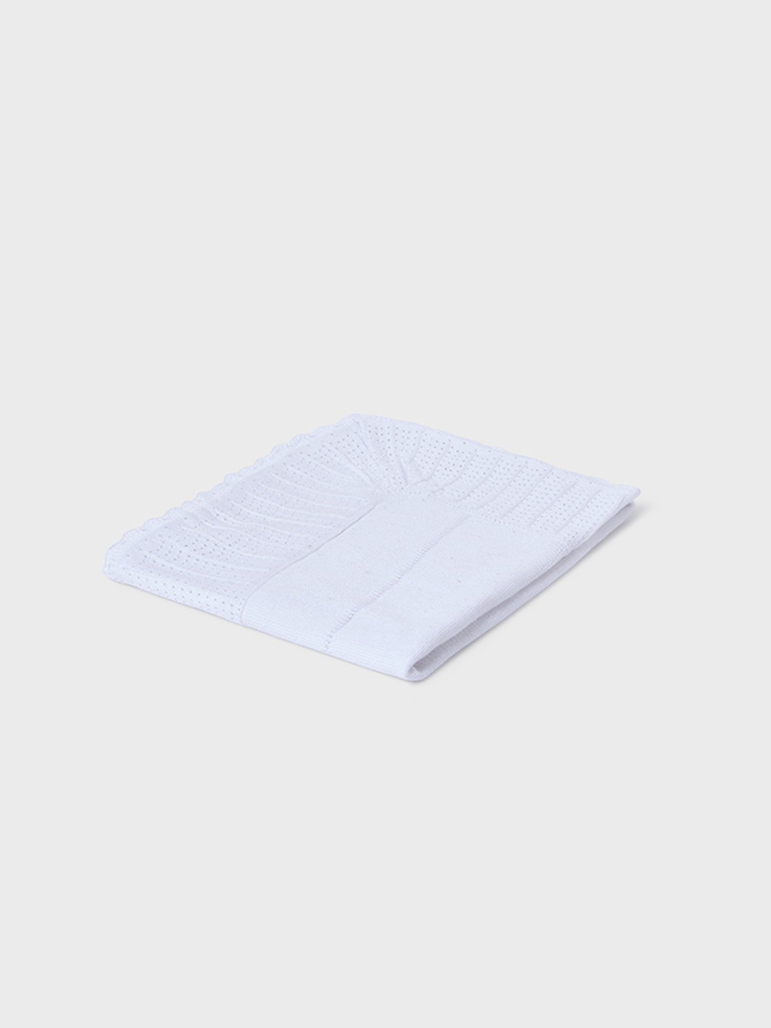 Copertina blonda Neonata BIANCO 9853 /B -  NANU' BABY