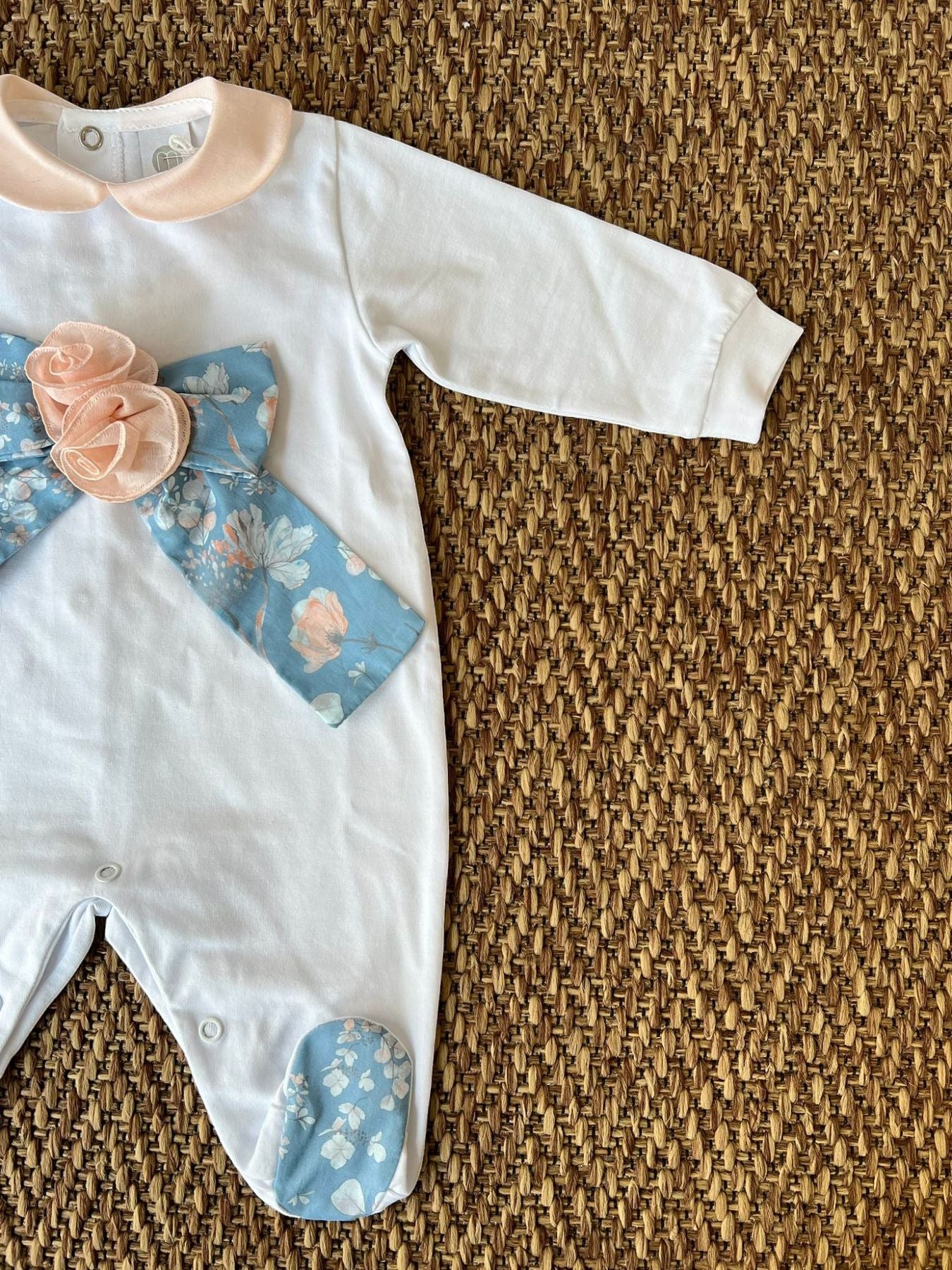 Tutina Neonata BIANCO EP2314 -  NANU' BABY