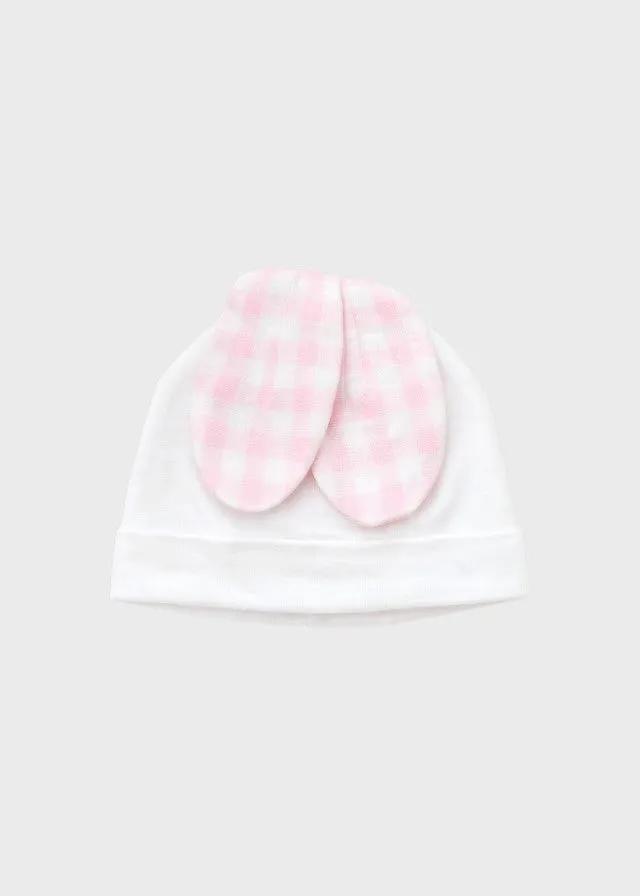 Cuffia Neonata Vaniglia EL2573 by MARLU'