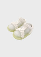 Babbucce Neonata Bianco HUNKAR/SC by PICCOLA GIUGGIOLA