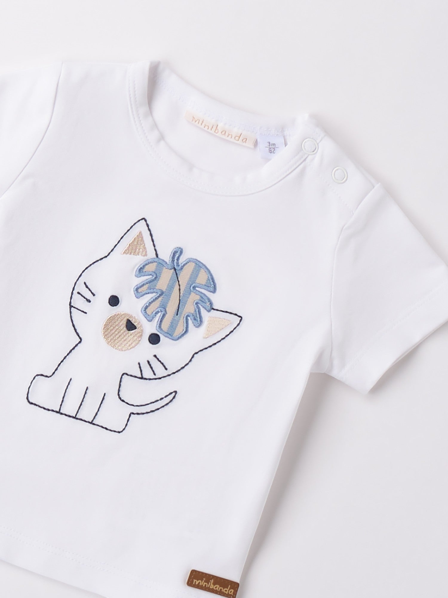 T-Shirt Bimbo BIANCO 3B609/0113 -  NANU' BABY