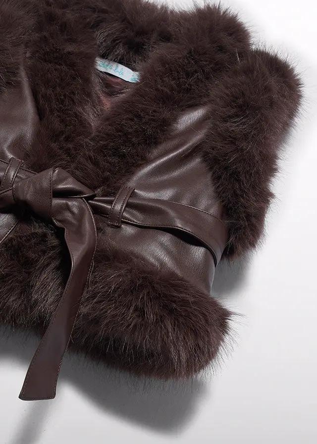Gilet Bimba Marrone 5808/6 by ABEL & LULA