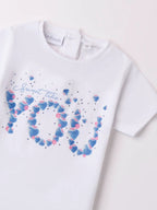T-shirt Bimba Bianco 0B312/0113 by SARABANDA