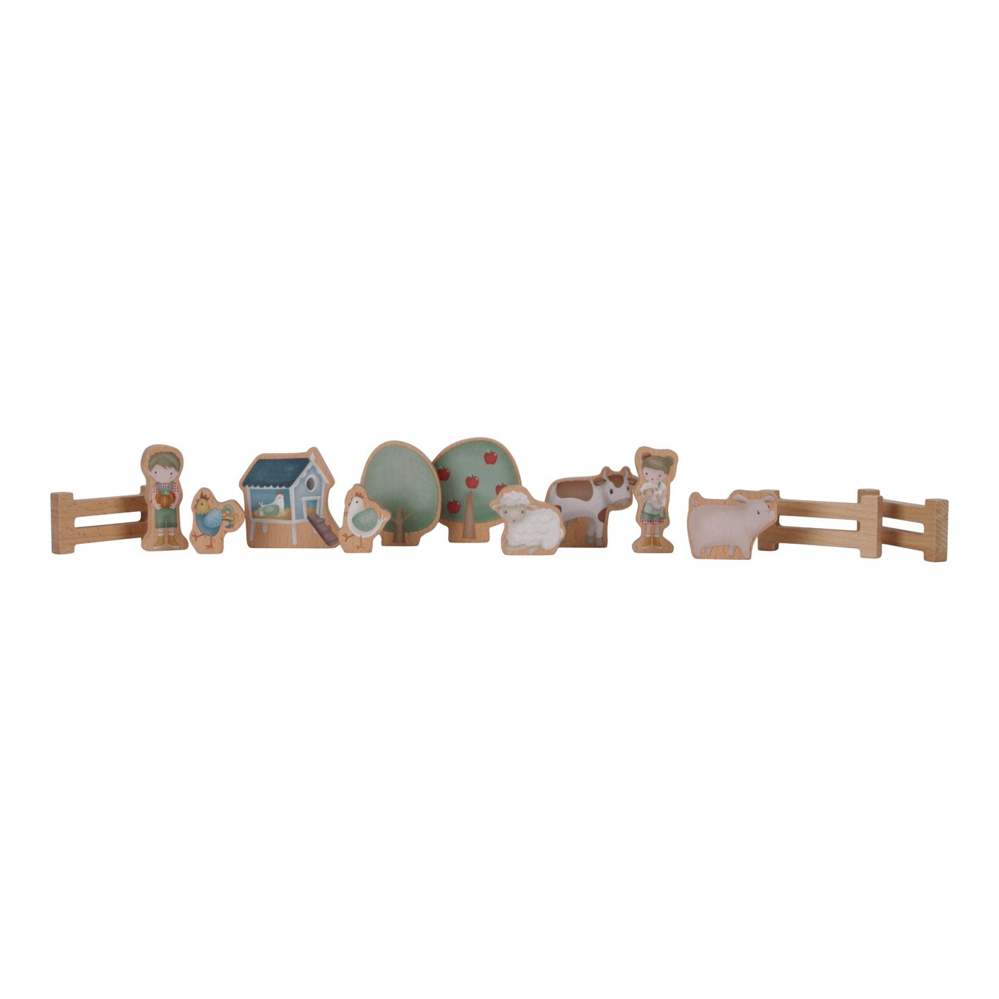 Binario in legno Piccola Fattoria  AL CAMPIONE LD7151 -  NANU' BABY