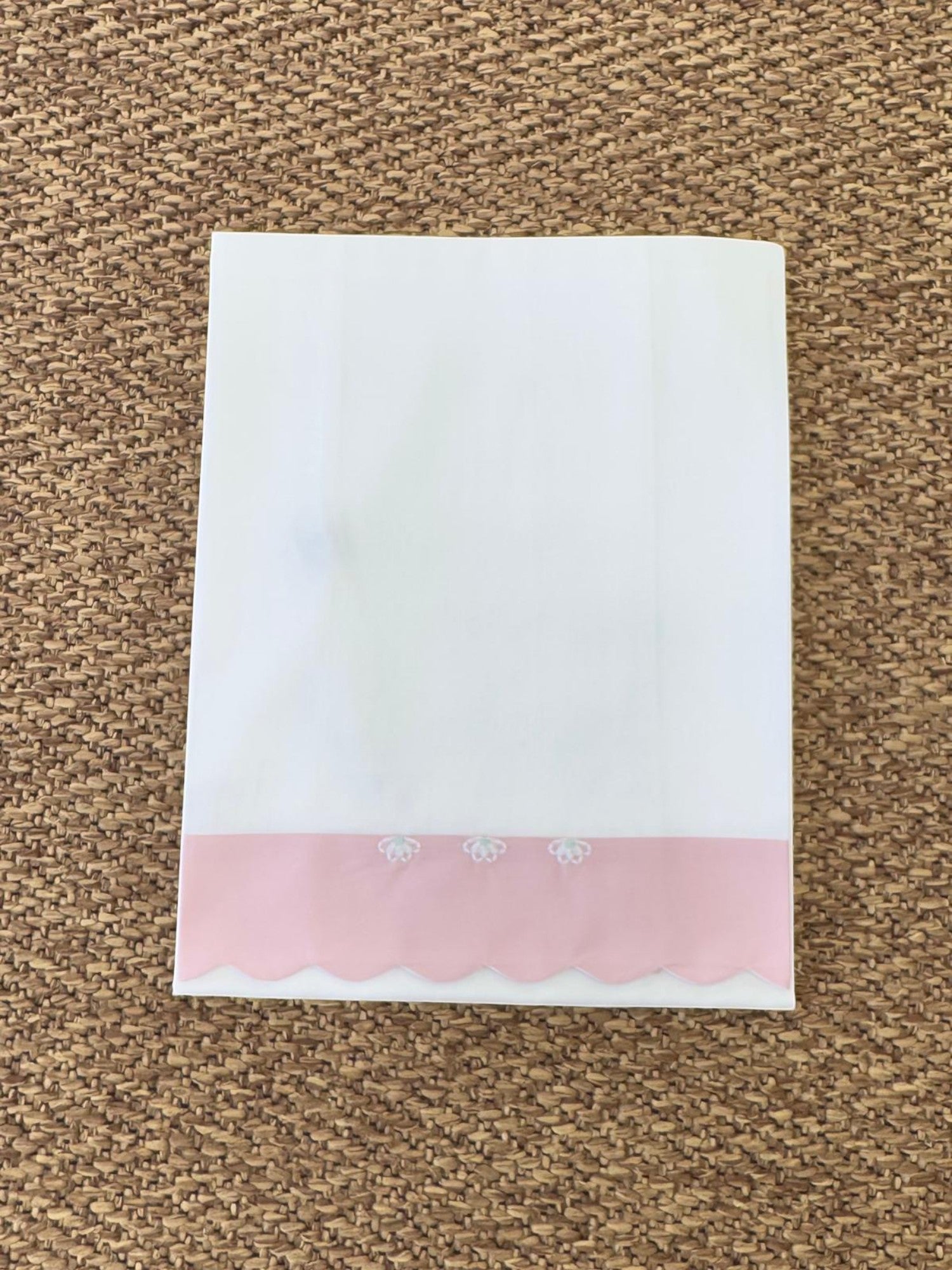 Lenzuolino Neonata BIANCO EB19LE -  NANU' BABY