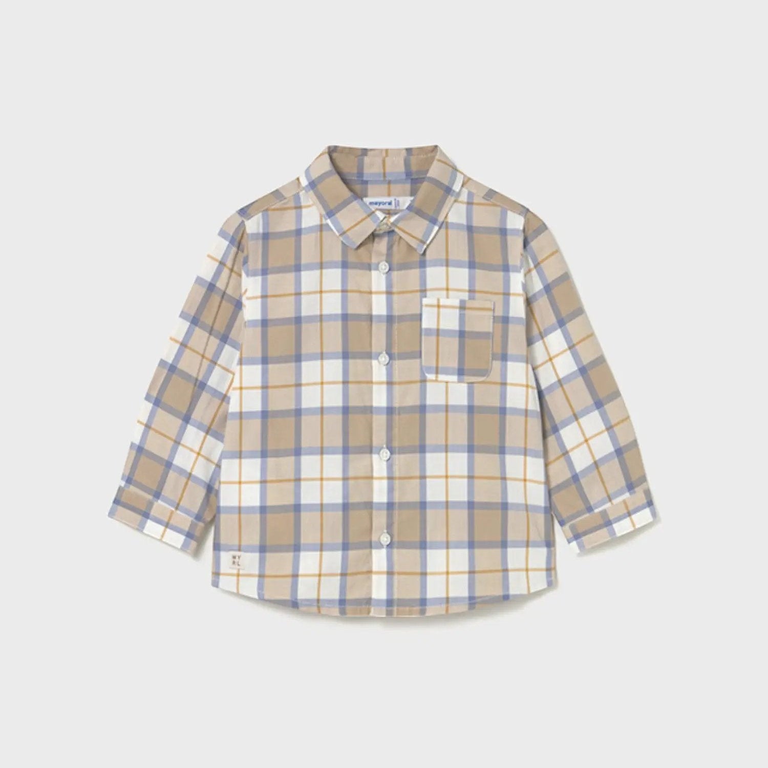 Camicia Bimbo Beige 2109/92 by MAYORAL
