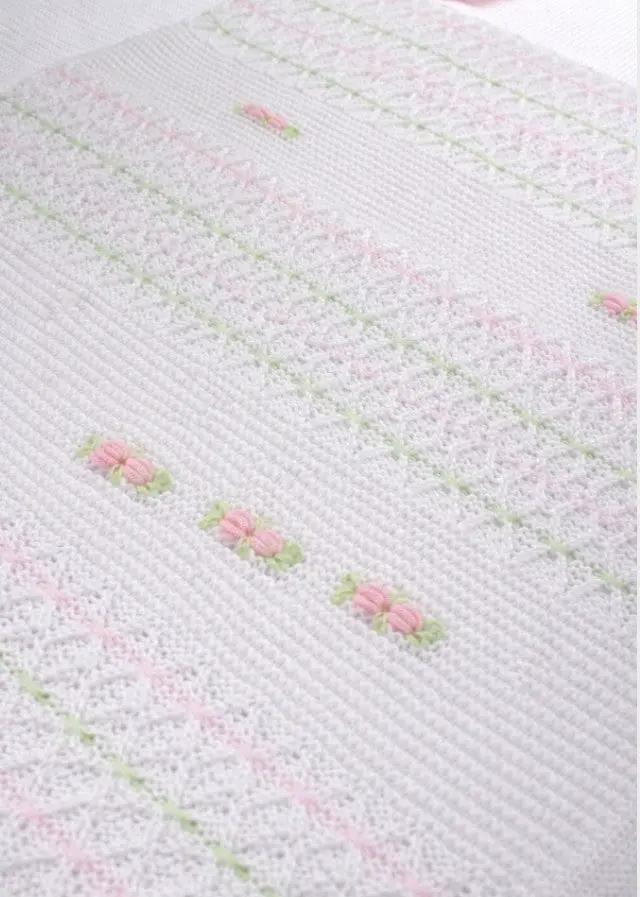 Coperta Neonata Rosa EK1380 by MARLU'
