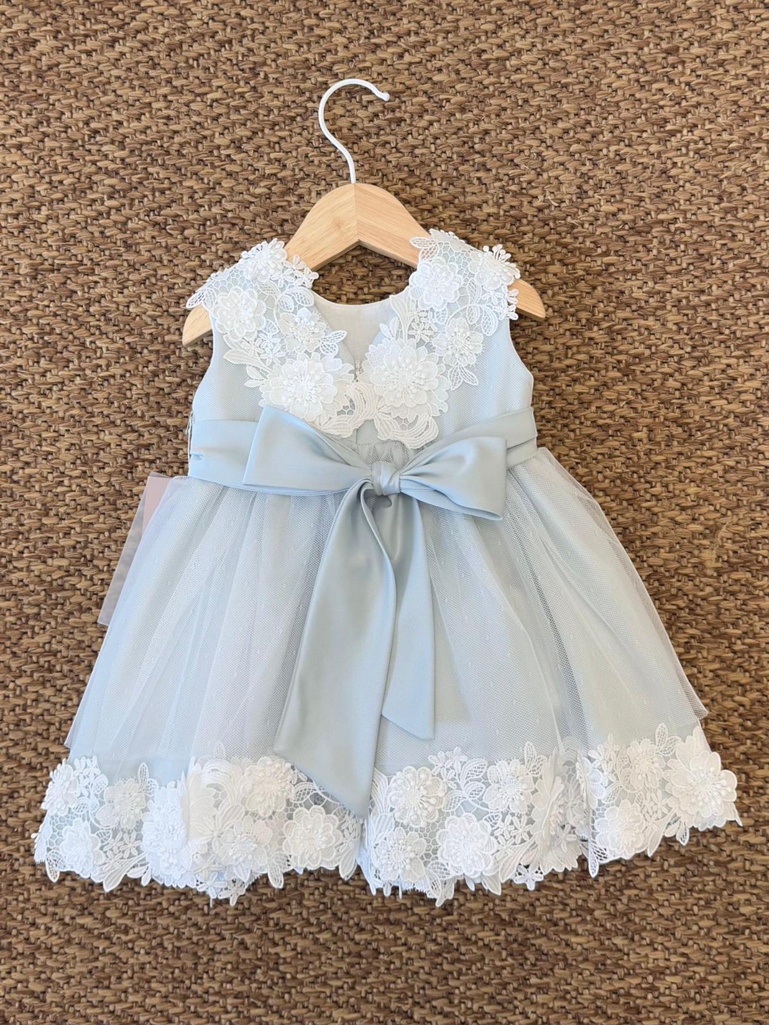 Abito Cerimonia Bimba AZZURRO FB083/AP -  NANU' BABY