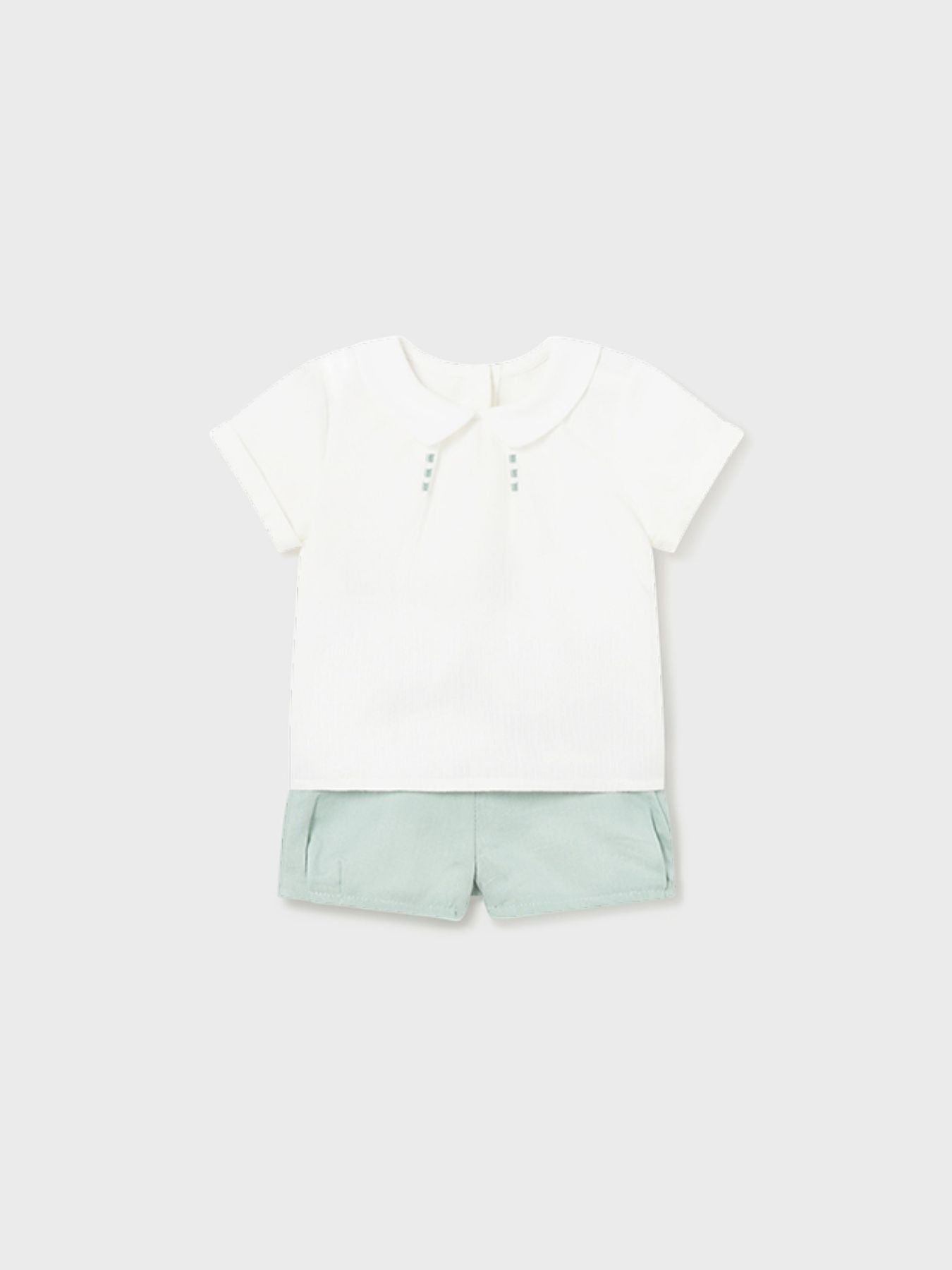 Compl.pant.corto Bimbo VERDE 1216/V -  NANU' BABY