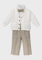 Completo Cerimonia Bimbo Beige MN408417/4952-26 by COLORICHIARI